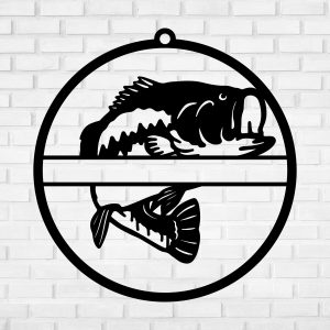 Metal Fish Sign by Falcata Company